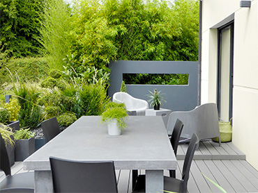 Normandie (Seine Maritime), jardin architecturé